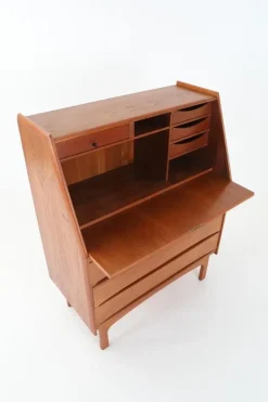 Pamono Danish Teak Secretary from Bernhard Pedersen & Søn, 1960s