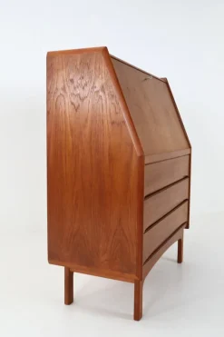 Pamono Danish Teak Secretary from Bernhard Pedersen & Søn, 1960s