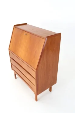 Pamono Danish Teak Secretary from Bernhard Pedersen & Søn, 1960s