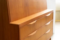 Pamono Danish Teak Sekretär by Erling Torvits for Klim Møbelfabrik, 1960s Clearance