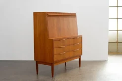 Pamono Danish Teak Sekretär by Erling Torvits for Klim Møbelfabrik, 1960s Clearance