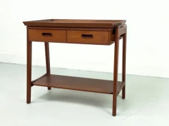 Pamono Danish Teak Side Table with Drawers, 1960s Sale
