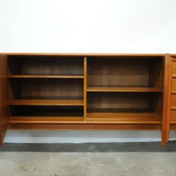 Pamono Danish Teak Sideboard with Bar Section attributed to Bernhard Pedersen & Søn, 1960s Hot