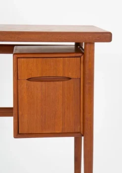 Pamono Danish Vanity Table or Desk in Teak by Kurt Østervig, Denmark