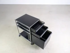 Pamono Dark Blue Office Cabinet from USM Haller Hot