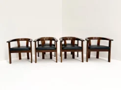 Pamono Dining Chairs by Lars Gangsø, Denmark, 1970s, Set of 6 Hot