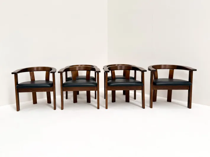 Pamono Dining Chairs by Lars Gangsø, Denmark, 1970s, Set of 6 Hot