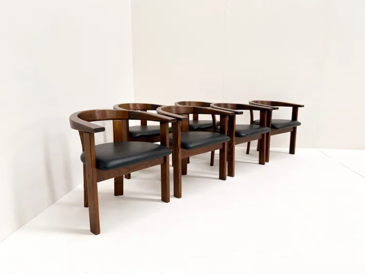 Pamono Dining Chairs by Lars Gangsø, Denmark, 1970s, Set of 6 Hot