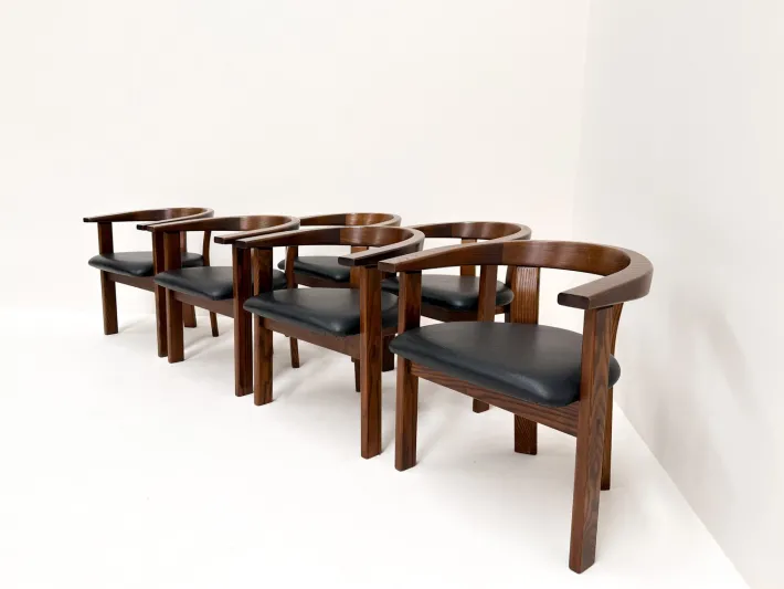 Pamono Dining Chairs by Lars Gangsø, Denmark, 1970s, Set of 6 Hot