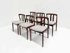 Pamono Dining Chairs in Teak by Kai Kristiansen, 1960s, Set of 6 Best
