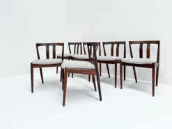 Pamono Dining Chairs in Teak by Kai Kristiansen, 1960s, Set of 6 Best