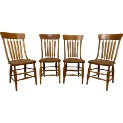 Pamono Dining Room Chairs in style of Adolf Loos, 1890s, Set of 4 New