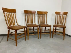 Pamono Dining Room Chairs in style of Adolf Loos, 1890s, Set of 4 New