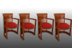 Pamono Dining Set by Frank Lloyd Wright, Set of 5 Online