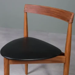 Pamono Dining Table & Roundette Chairs by Hans Olsen for Frem Røjle, Denmark, 1960s, Set of 5 Discount