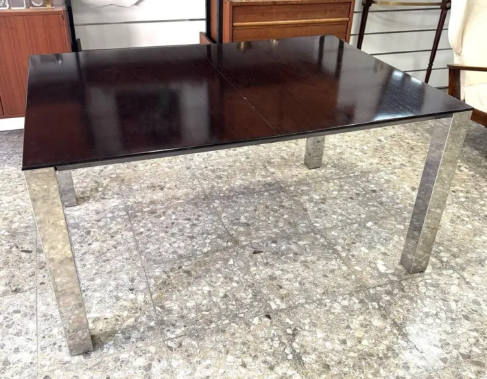 Pamono Dining Table attributed to Giovanni Offredi for Saporiti, 1970s Outlet