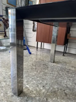 Pamono Dining Table attributed to Giovanni Offredi for Saporiti, 1970s Outlet