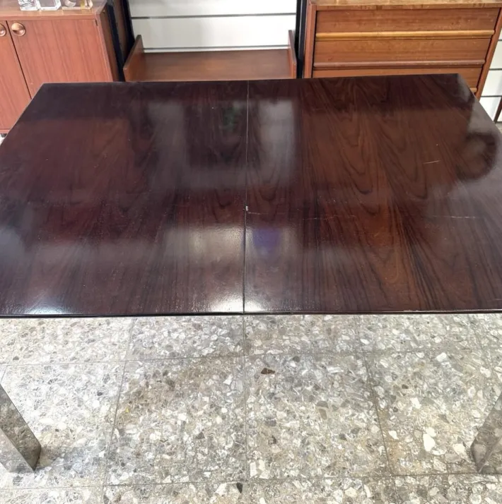 Pamono Dining Table attributed to Giovanni Offredi for Saporiti, 1970s Outlet