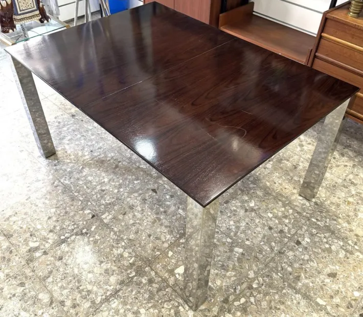 Pamono Dining Table attributed to Giovanni Offredi for Saporiti, 1970s Outlet