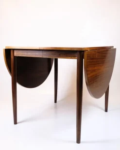 Pamono Dining Table in Rosewood with Two Extension Leaves by Arne Vodder, 1960s Discount