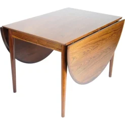 Pamono Dining Table in Rosewood with Extension and Flaps by Arne Vodder, 1960s Hot