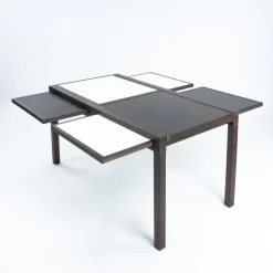 Pamono Dining Table with Reversible and Extendible Tops by Bernard Vuarnesson for Bellato, 1980s Best