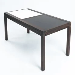 Pamono Dining Table with Reversible and Extendible Tops by Bernard Vuarnesson for Bellato, 1980s Best