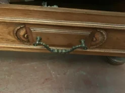 Pamono 2-Door Display Cabinet in Walnut with Detached Columns, 19th Century Outlet