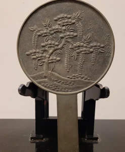 Pamono Dresser with Mirror in Lacquered Black, Japan, 1880s Clearance