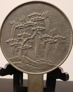 Pamono Dresser with Mirror in Lacquered Black, Japan, 1880s Clearance