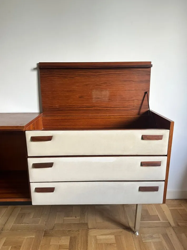 Pamono Dressing Table attributed to Roger Landault, 1960 Hot