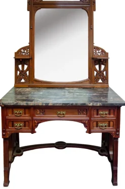 Pamono Dressing Table by Emil Gerstel, Prague, 1890s Hot