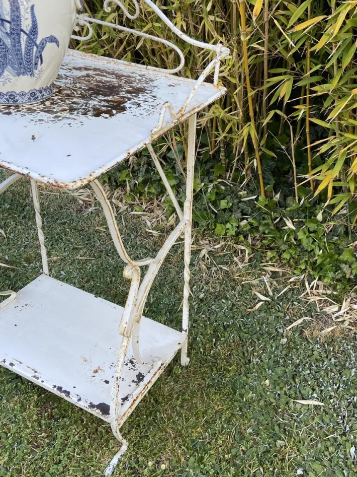 Pamono Dressing Table in Metal, 1920 Outlet