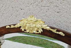 Pamono Dressing Table with 2 Arms of Lights Marquetry and Gilt Bronze, 1890s New
