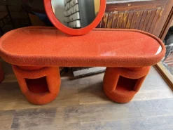 Pamono Dressing Table with Chairs from Kecskemét Furniture, 1975, Set of 3 Hot