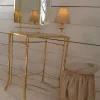 Pamono Dressing Table with Lamp and Seat in Faux Bamboo, 1950s, Set of 2 Outlet