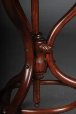 Pamono Dressing Table with Standing Mirror in Beech from Thonet, 1900s Best