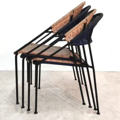 Pamono DU41 Chairs by Gastone Rinaldi for Rima, Set of 4 Clearance