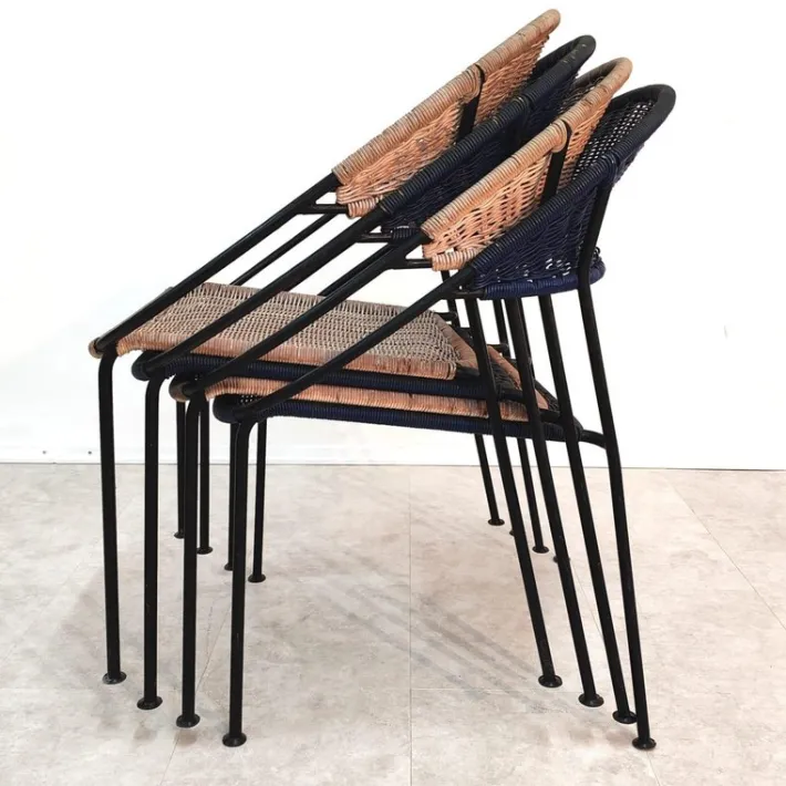 Pamono DU41 Chairs by Gastone Rinaldi for Rima, Set of 4 Clearance