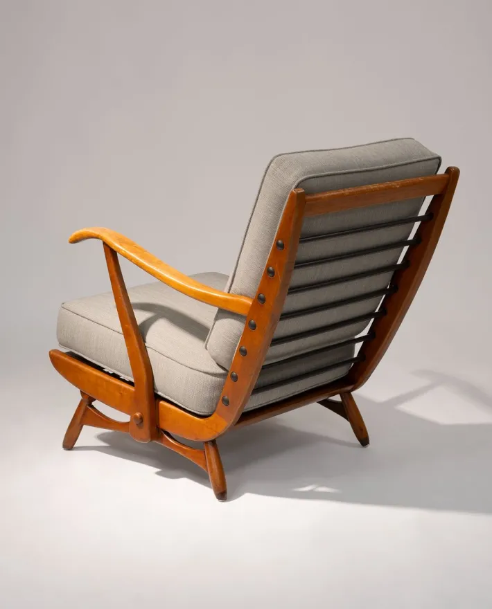 Pamono Dutch Armchair attributed to De Ster Gelderland, 1950s New