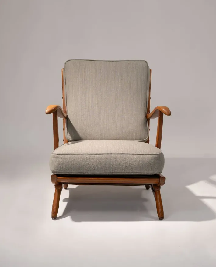 Pamono Dutch Armchair attributed to De Ster Gelderland, 1950s New
