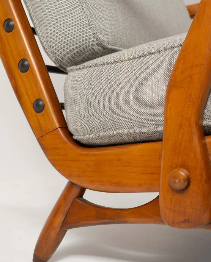 Pamono Dutch Armchair attributed to De Ster Gelderland, 1950s New