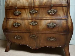 Pamono Dutch Bombe Cylinder Secretaire, 1700s Outlet