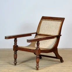Pamono Dutch Colonial Indonesian Plantation Chair, 1920 Clearance