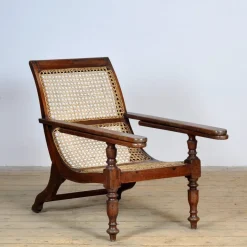 Pamono Dutch Colonial Indonesian Plantation Chair, 1920 Clearance