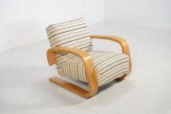 Pamono Early Model 400 Tank Lounge Chair by Alvar Aalto for Artek, Finland, 1960s Hot