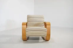 Pamono Early Model 400 Tank Lounge Chair by Alvar Aalto for Artek, Finland, 1960s Hot