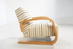 Pamono Early Model 400 Tank Lounge Chair by Alvar Aalto for Artek, Finland, 1960s Hot