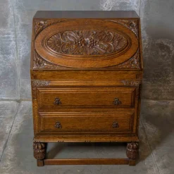 Pamono Early 20th Century Oak Writing Secretaire Outlet