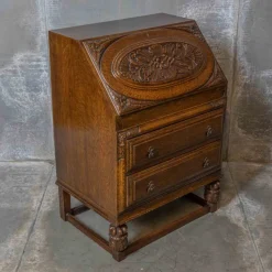 Pamono Early 20th Century Oak Writing Secretaire Outlet